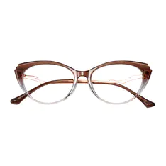 Cat-eye Gradient Gray Eyeglasses