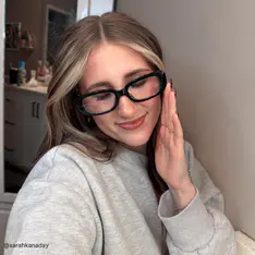 Rectangle Black Eyeglasses