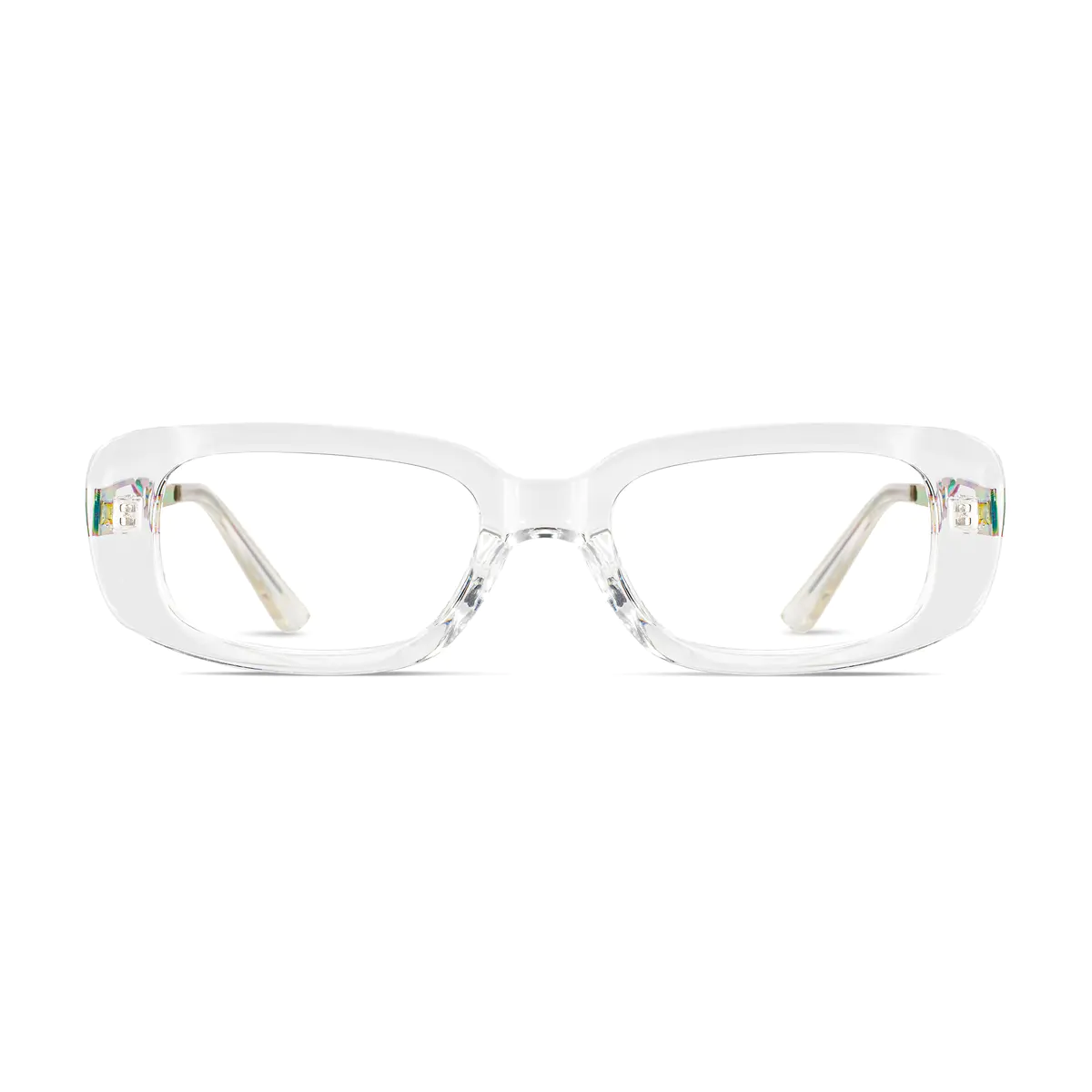 Rectangle Clear Eyeglasses