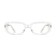 Rectangle Clear Eyeglasses