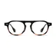 Round Black/Tortoiseshell Eyeglasses