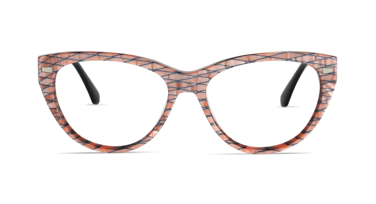 Cat-eye Orange Eyeglasses