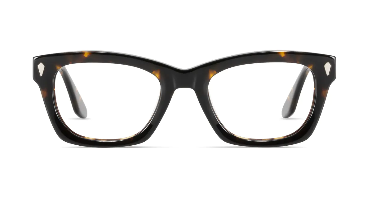 Rectangle Tortoiseshell Eyeglasses