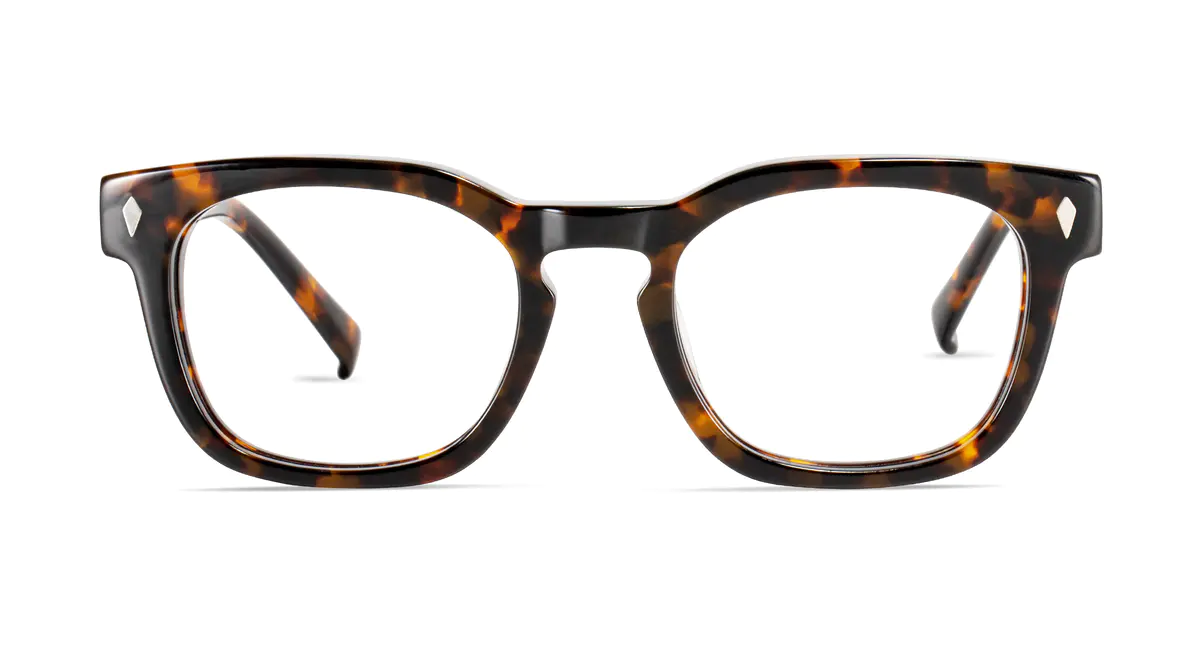 Square Tortoiseshell Eyeglasses
