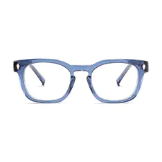 Square Blue Eyeglasses