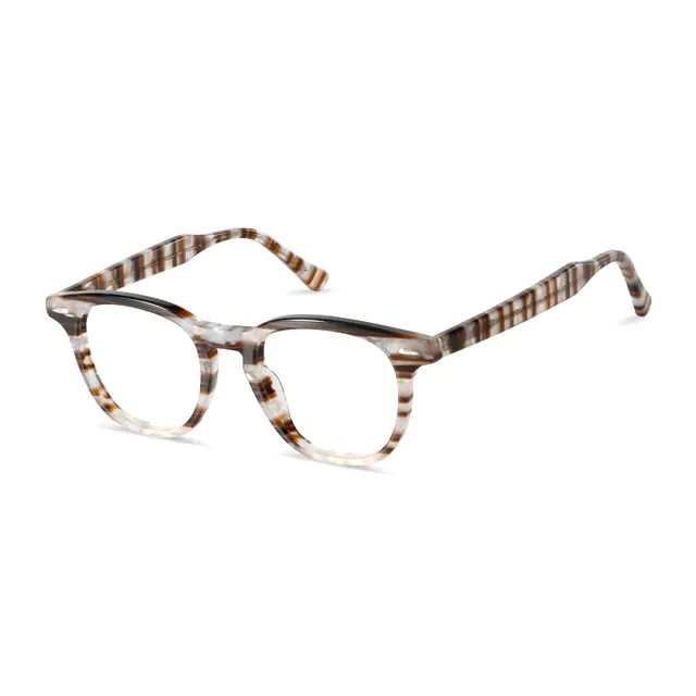 Oval Ivory Tortoiseshell Eyeglasses