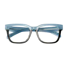 Square Black/Blue Eyeglasses