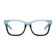 Square Black/Blue Eyeglasses