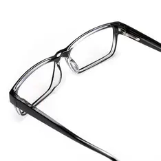 Rectangle Black/Clear Eyeglasses