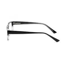 Rectangle Black/Clear Eyeglasses