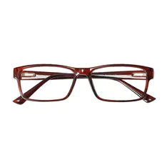 Rectangle Red Eyeglasses