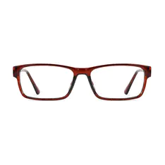 Rectangle Red Eyeglasses