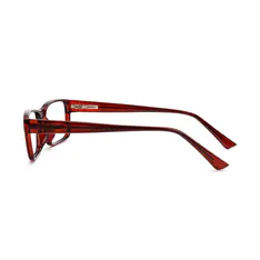 Rectangle Red Eyeglasses