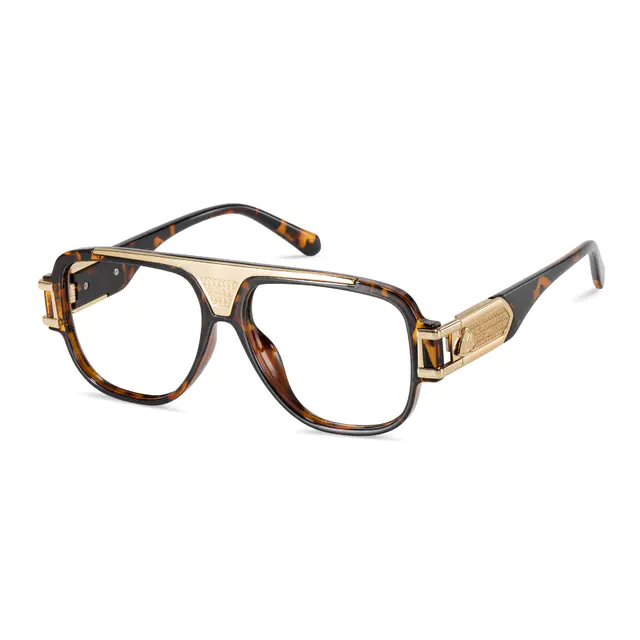 Aviator Tortoiseshell Eyeglasses