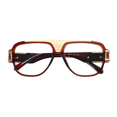 Aviator Light Brown Eyeglasses