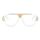 Aviator White Eyeglasses