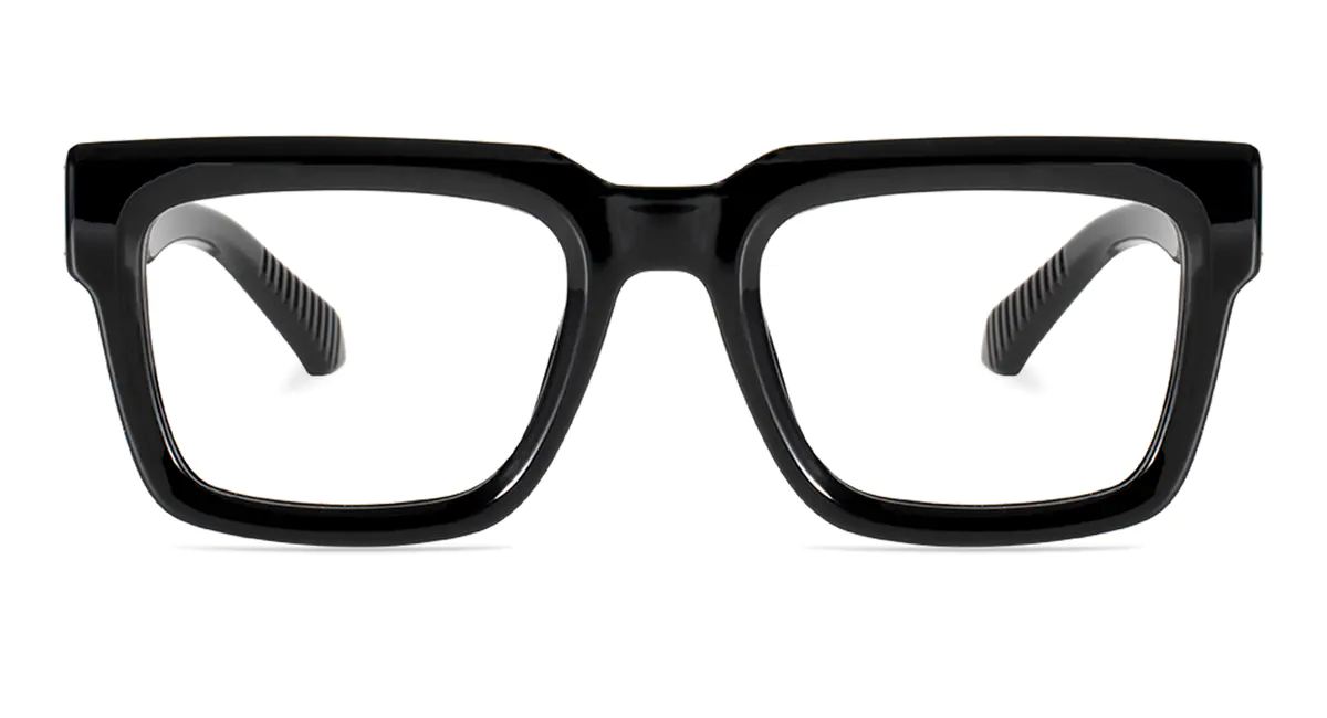 Square Black Eyeglasses