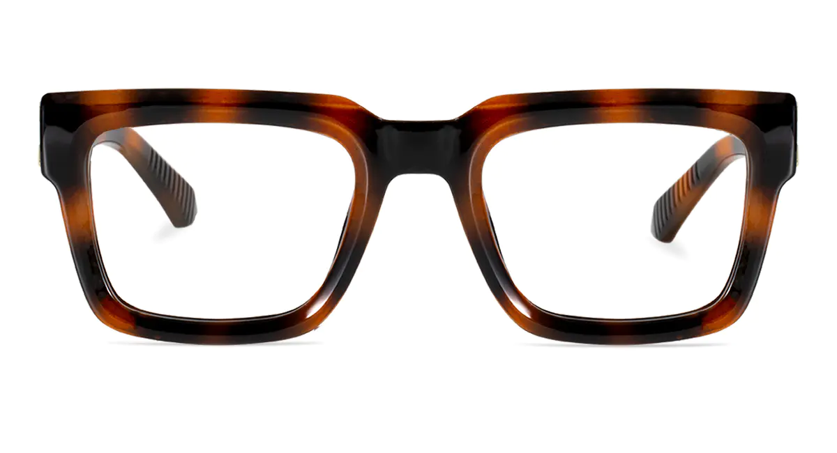 Square Tortoiseshell Eyeglasses