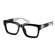 Square Black/Clear Eyeglasses