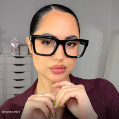 Square Black/Clear Eyeglasses