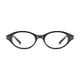 Oval Black Eyeglasses