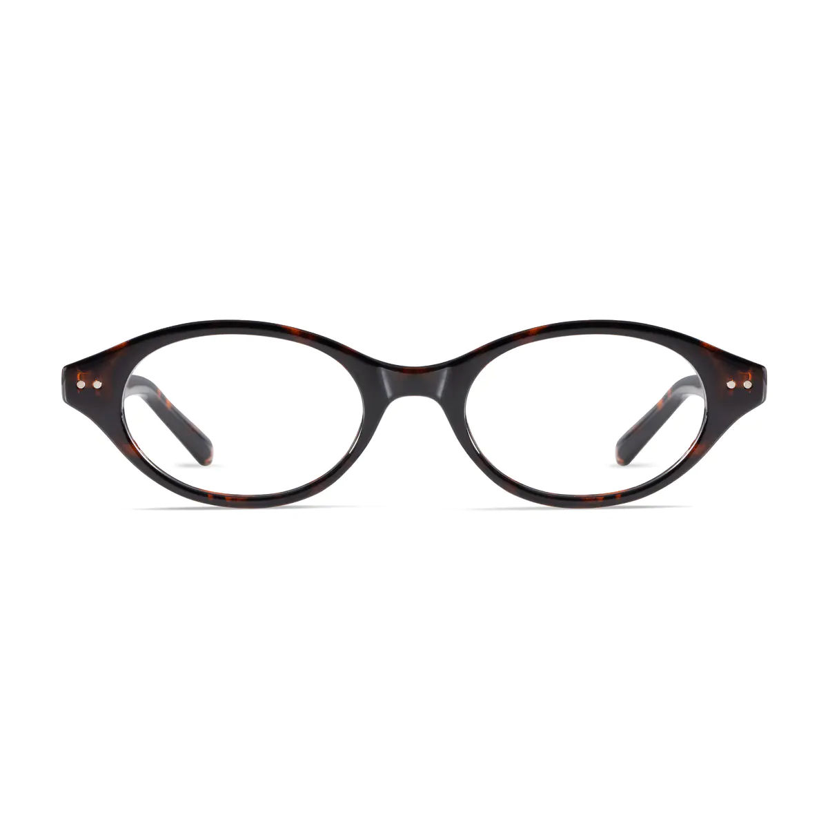 Oval Tortoiseshell Eyeglasses
