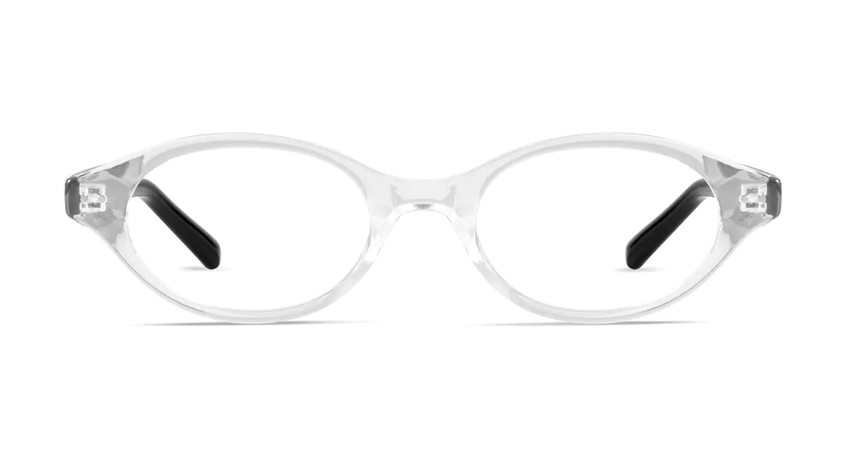 Oval Clear Eyeglasses