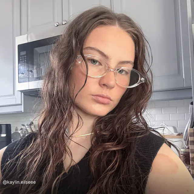 Oval Clear Eyeglasses