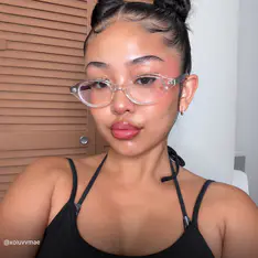 Oval Clear Eyeglasses