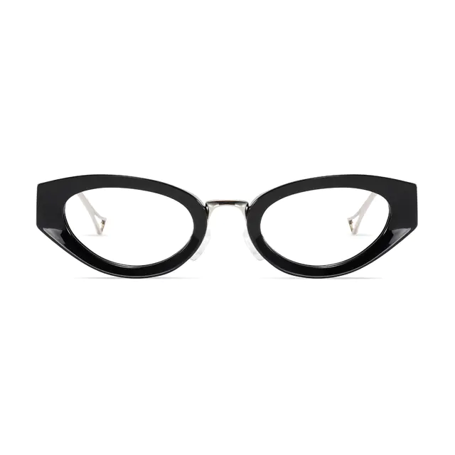 Cat-eye Black Eyeglasses