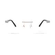 Rectangle Gold Eyeglasses