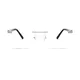 Rectangle Silver Eyeglasses