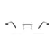 Rectangle  Gray Eyeglasses