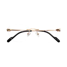 Oval Gold Eyeglasses