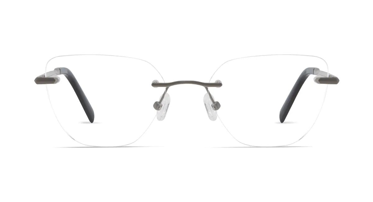 Cat-eye Gray Eyeglasses