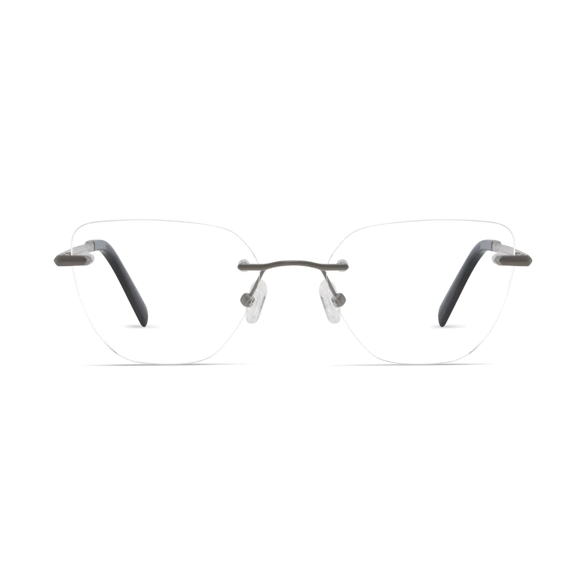 Cat-eye Gray Eyeglasses