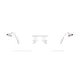 Square Pink Eyeglasses