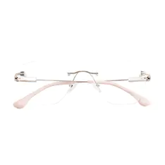 Square Pink Eyeglasses