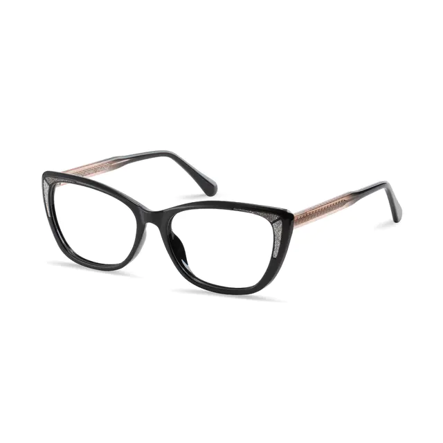 Cat-eye Black Eyeglasses