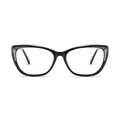 Cat-eye Black Eyeglasses