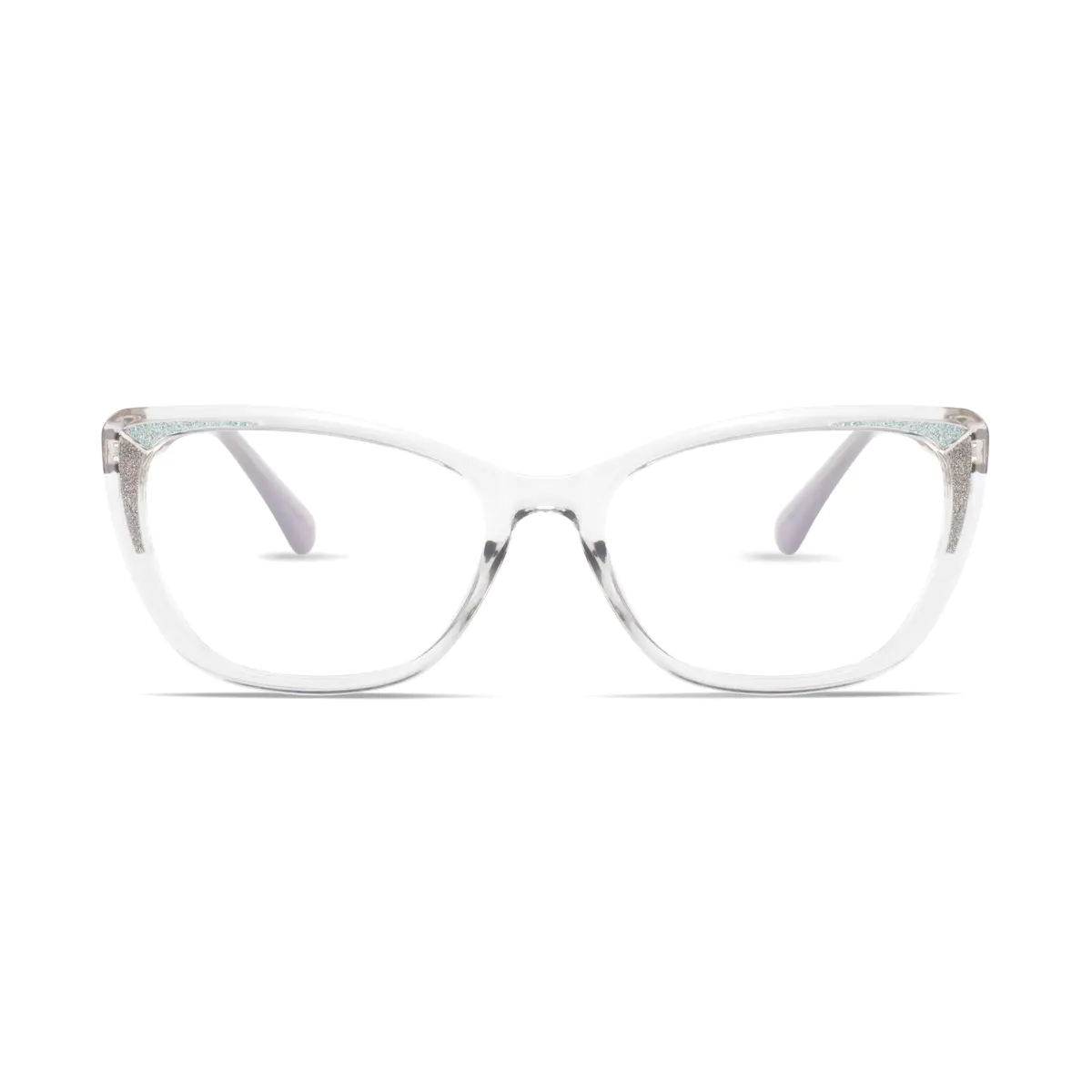 Cat-eye Gray Eyeglasses