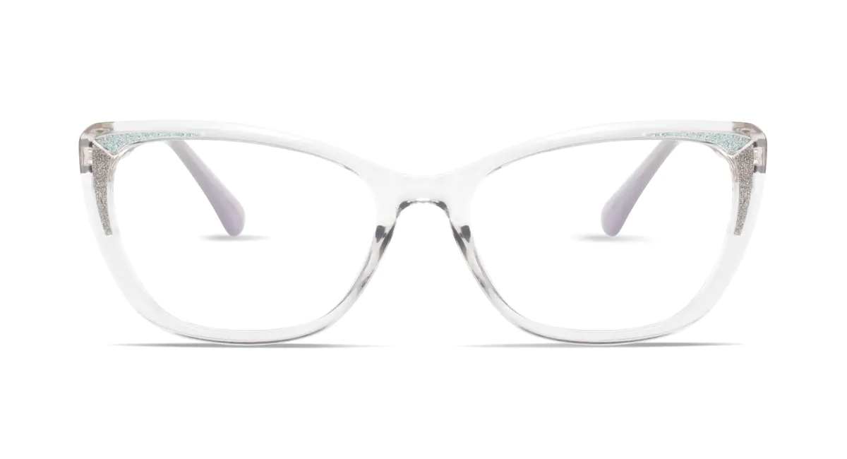 Cat-eye Gray Eyeglasses