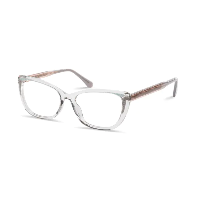 Cat-eye Gray Eyeglasses