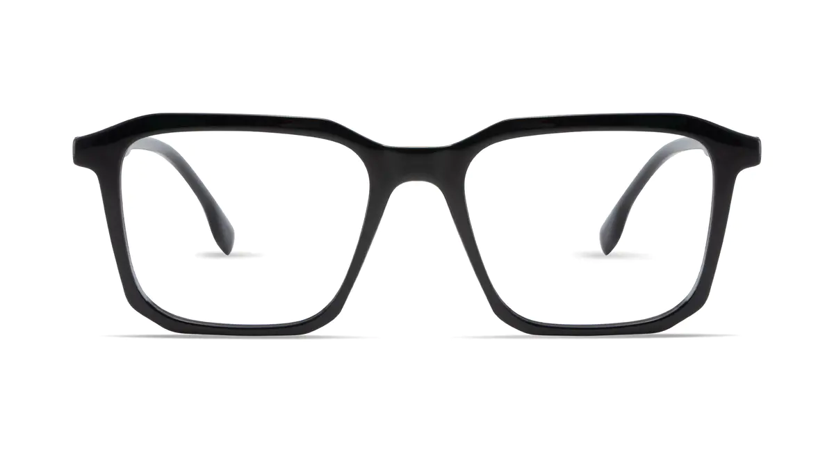 Square Black Eyeglasses