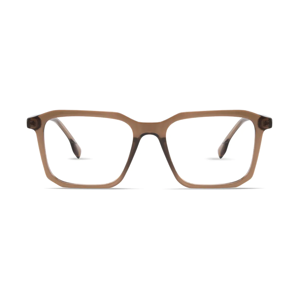 Square Brown Eyeglasses