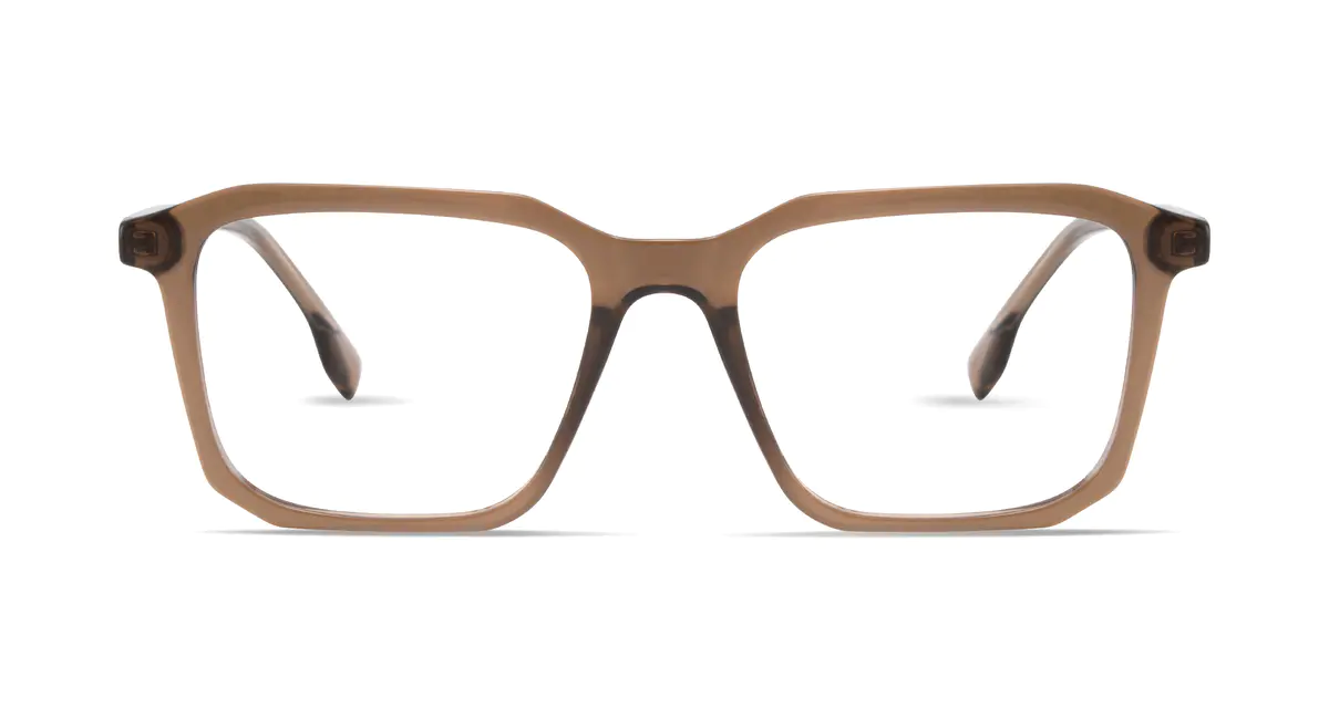 Square Brown Eyeglasses
