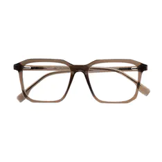 Square Brown Eyeglasses