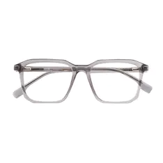 Square Gray Eyeglasses