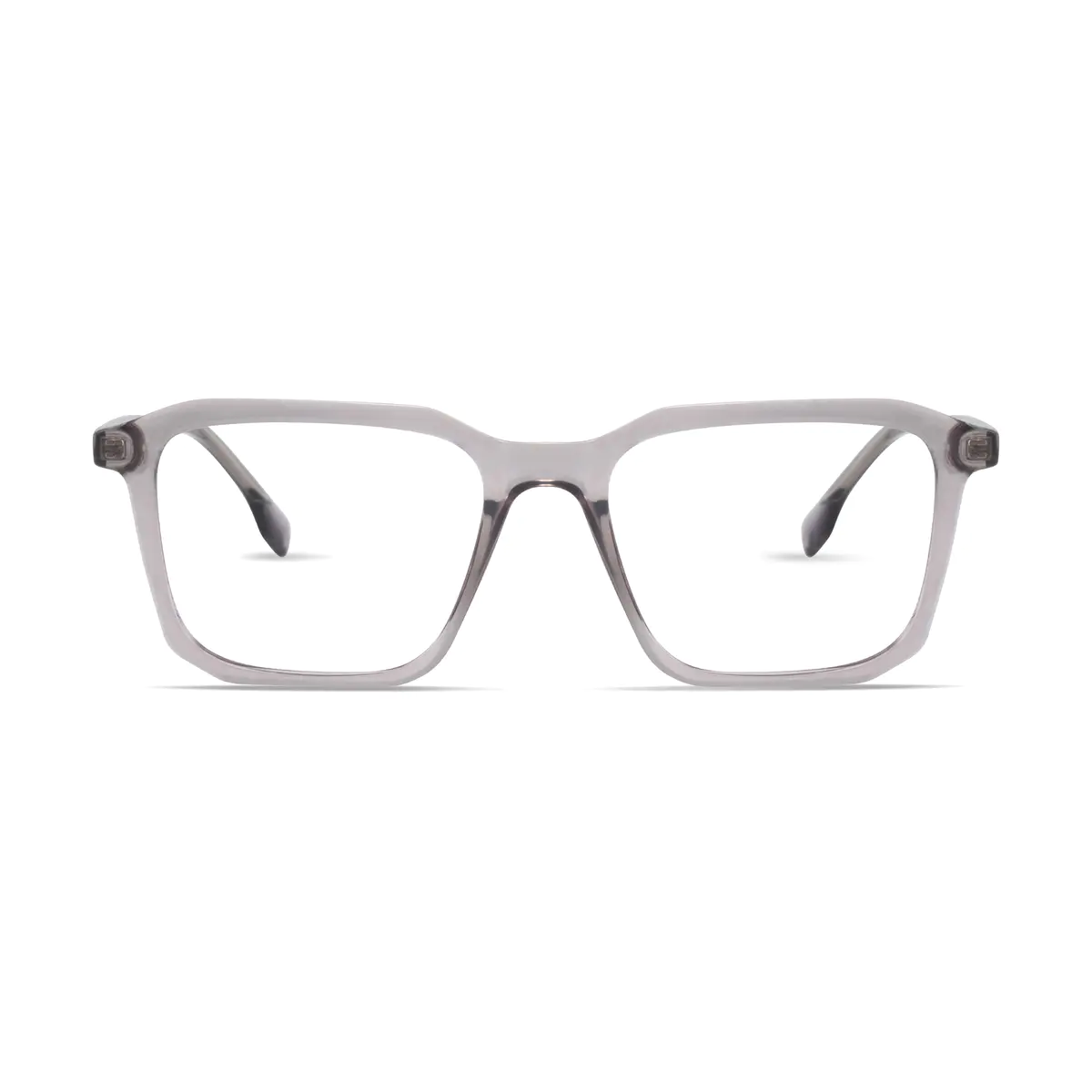 Square Gray Eyeglasses