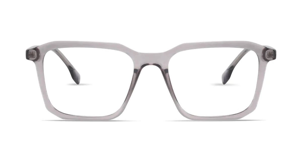 Square Gray Eyeglasses